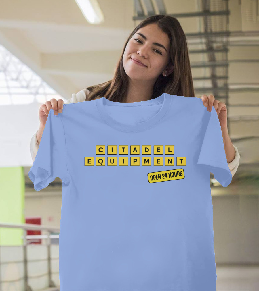 Citadel Equipment Open 24 Hours Kevin Yeager T-Shirt