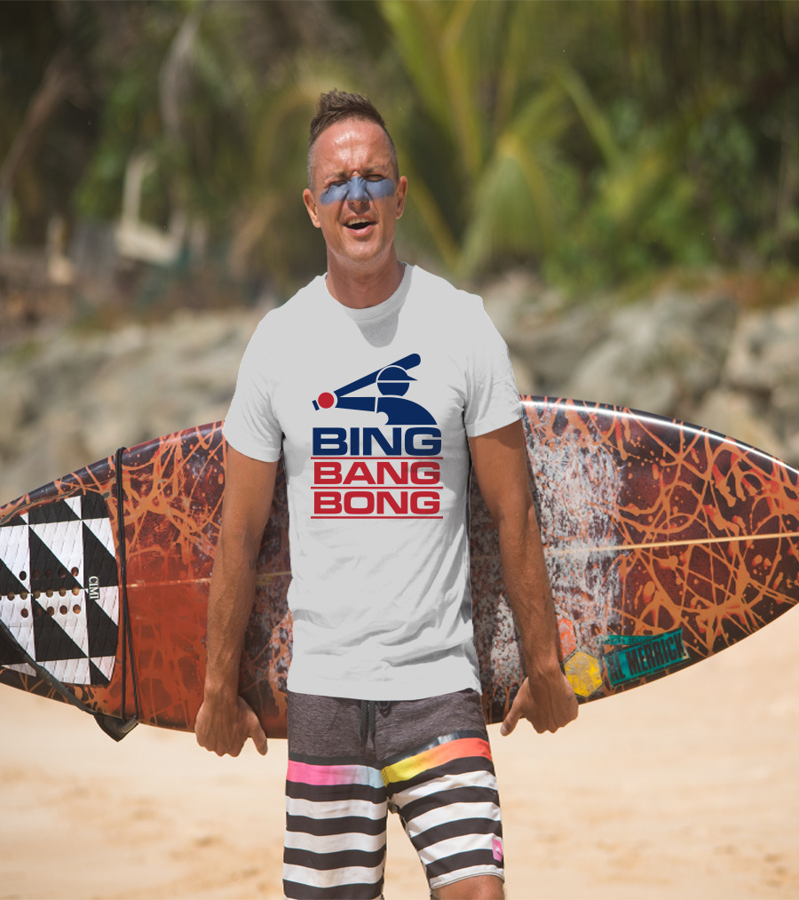 Bing Bang Bong Baseball Player T-Shirt