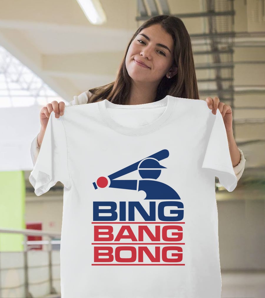 Bing Bang Bong Baseball Player T-Shirt