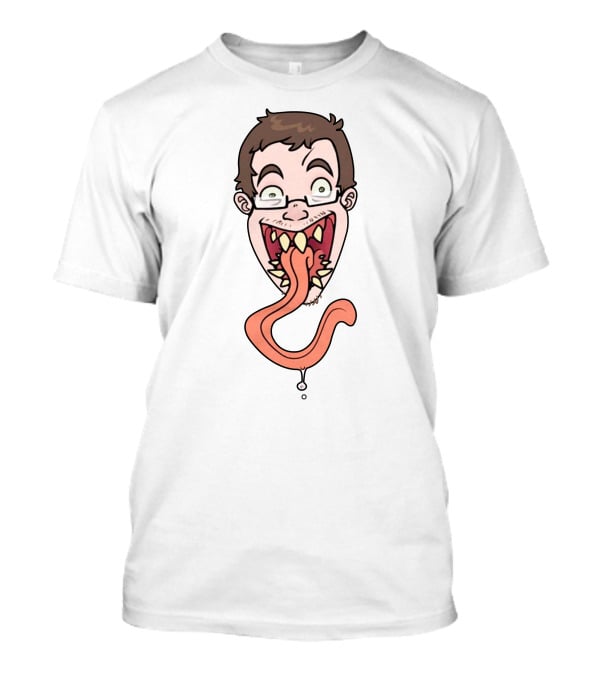 Ricky Berwick Merch Ricky Funny Cartoon Face With Long Tongue T-Shirt