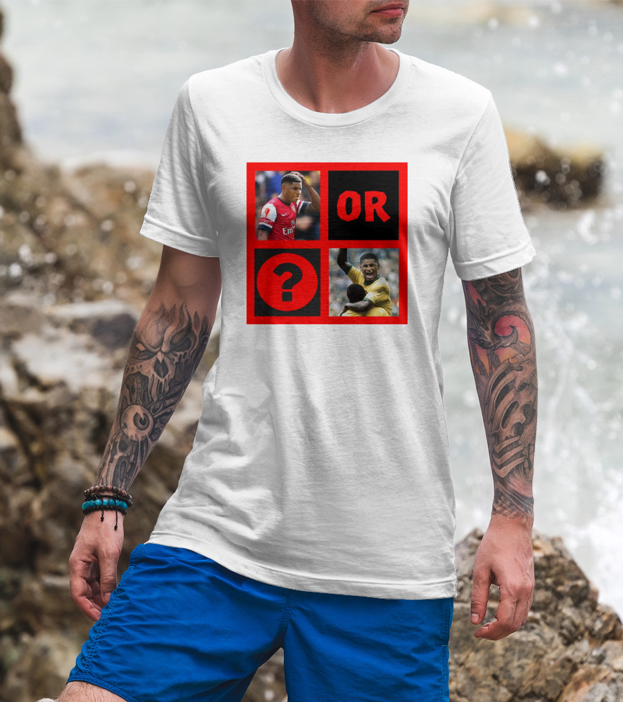 Walcott Question Mark Or Iconic Footballer Image T-Shirt