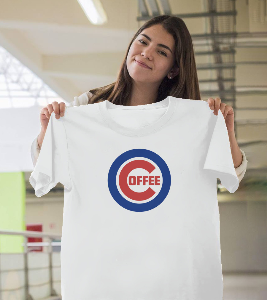Cubs Coffee Logo Inspired by Chicago Cubs Emblem T-Shirt