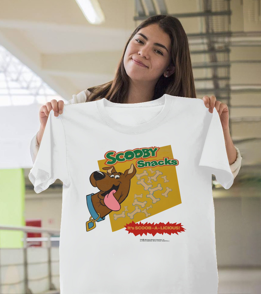 Scooby Snacks It's Scoob-A-Licious With Scooby-Doo And Bones T-Shirt