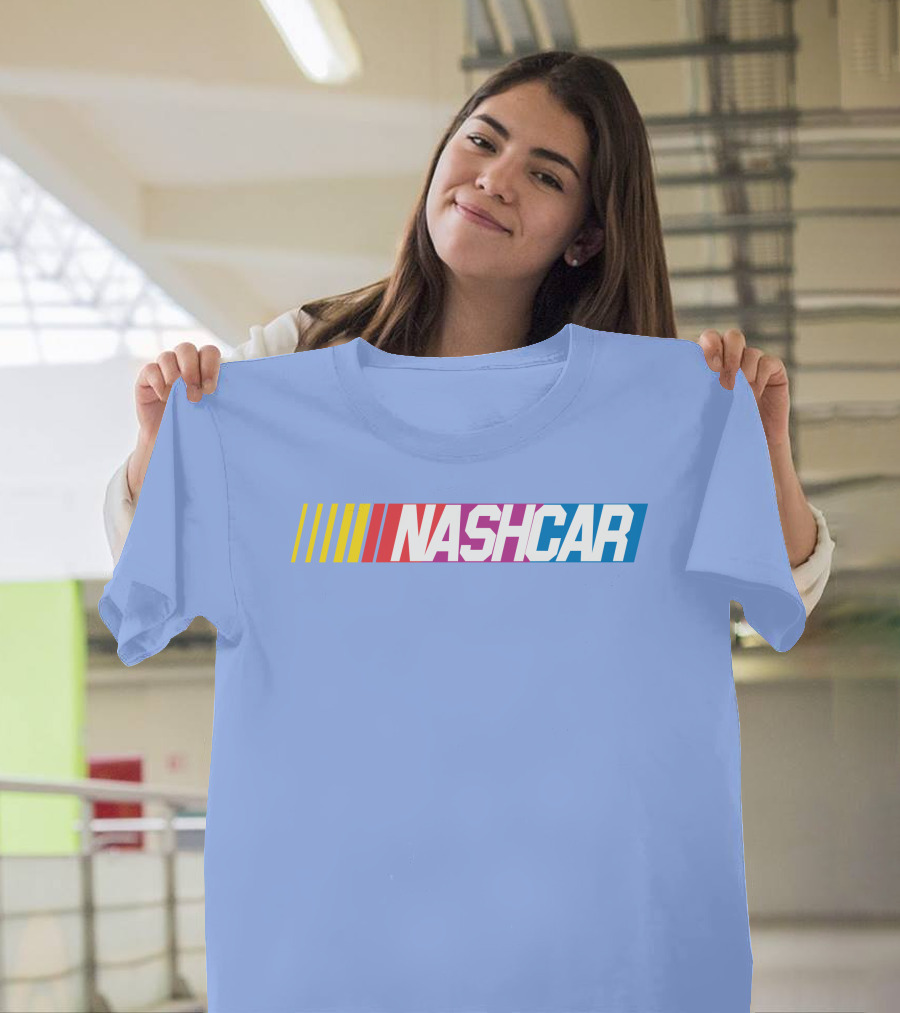 Wobovan Mitchell Nashcar Racing Strip T-Shirt
