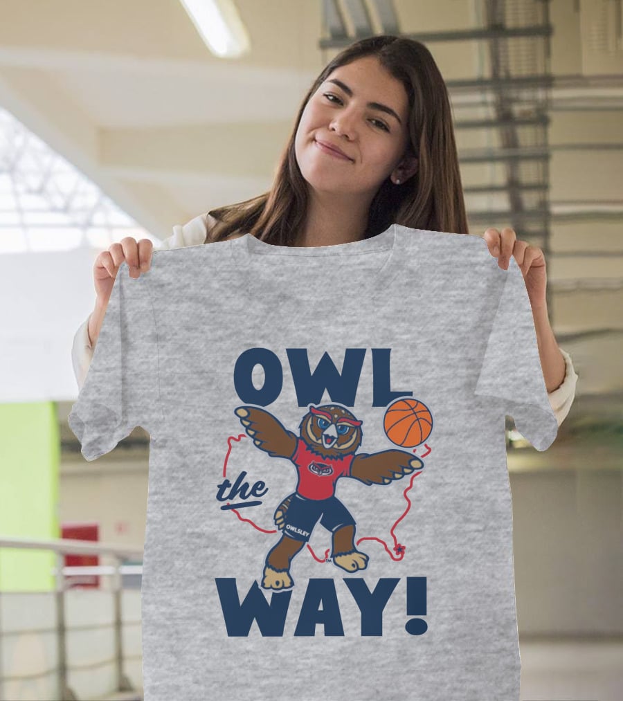 Owlsey Basketball Owl The Way Florida Atlantic T-Shirt