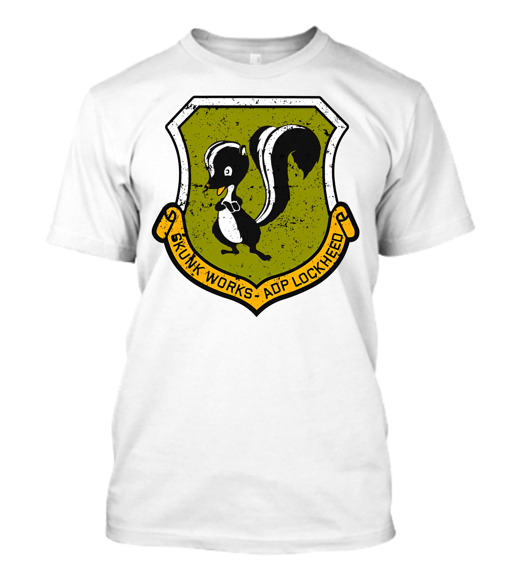 Mrs Poindexter Skunk Works ADP Lockheed Emblem T-Shirt