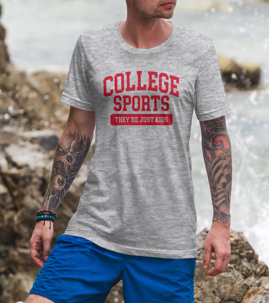 Barstoolbigcat College Sports They're Just Kids T-Shirt