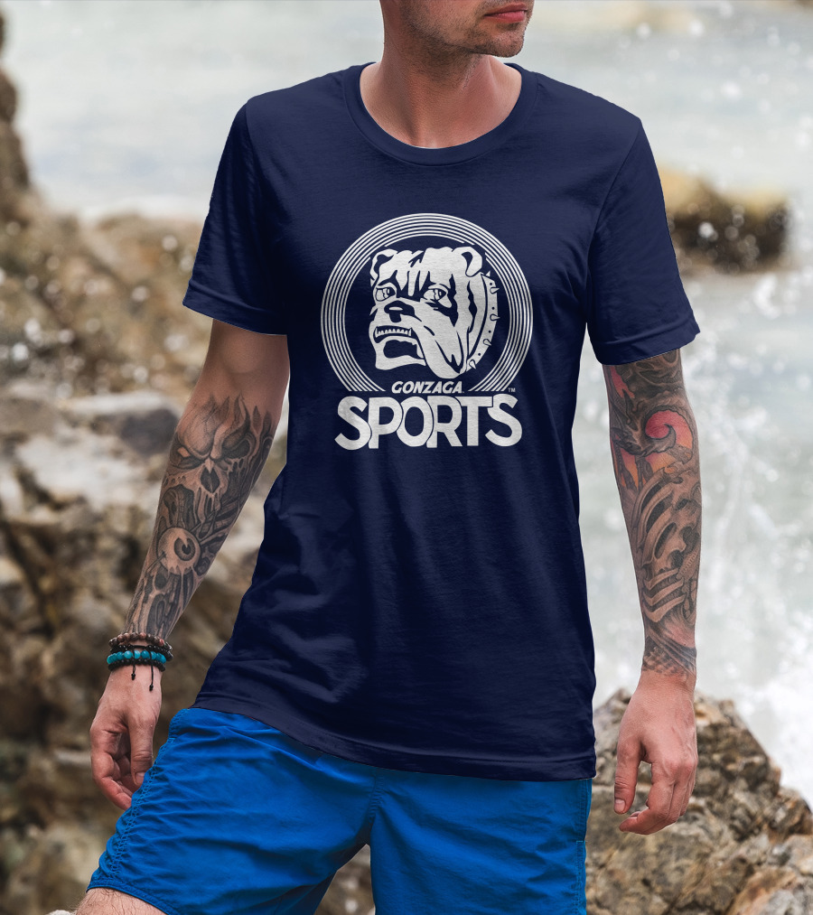 Gonzaga Sports Bulldog Retro T-Shirt