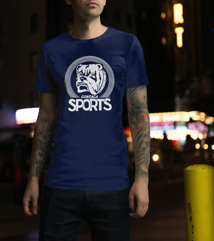 Gonzaga Sports Bulldog Retro T-Shirt