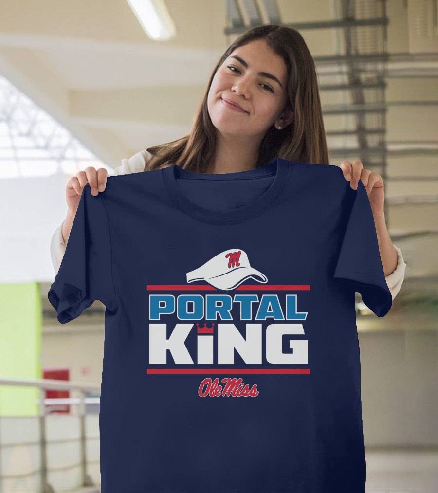 Lane Kiffin Ole Miss Portal King Football Iconic Hat T-Shirt