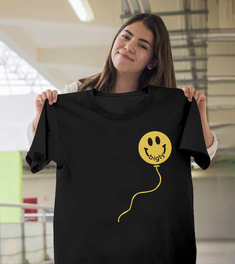 Bigly Smiley Face Balloon T-Shirt