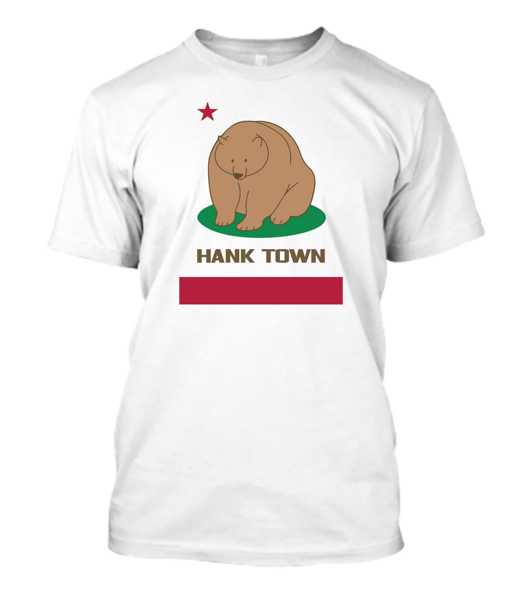 Bimbo Hank The Tank Bear Hank Town Star T-Shirt