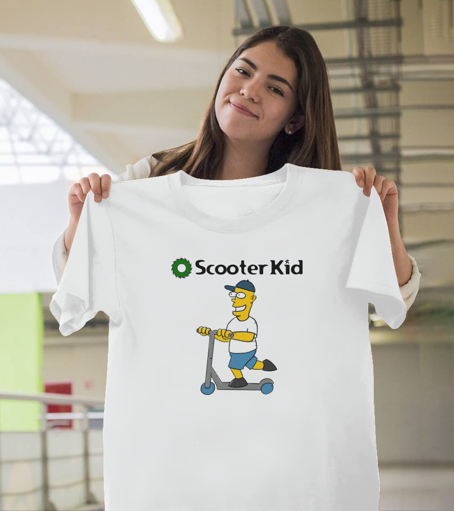 Kennybeats Scooter Kid Simpsons T-Shirt