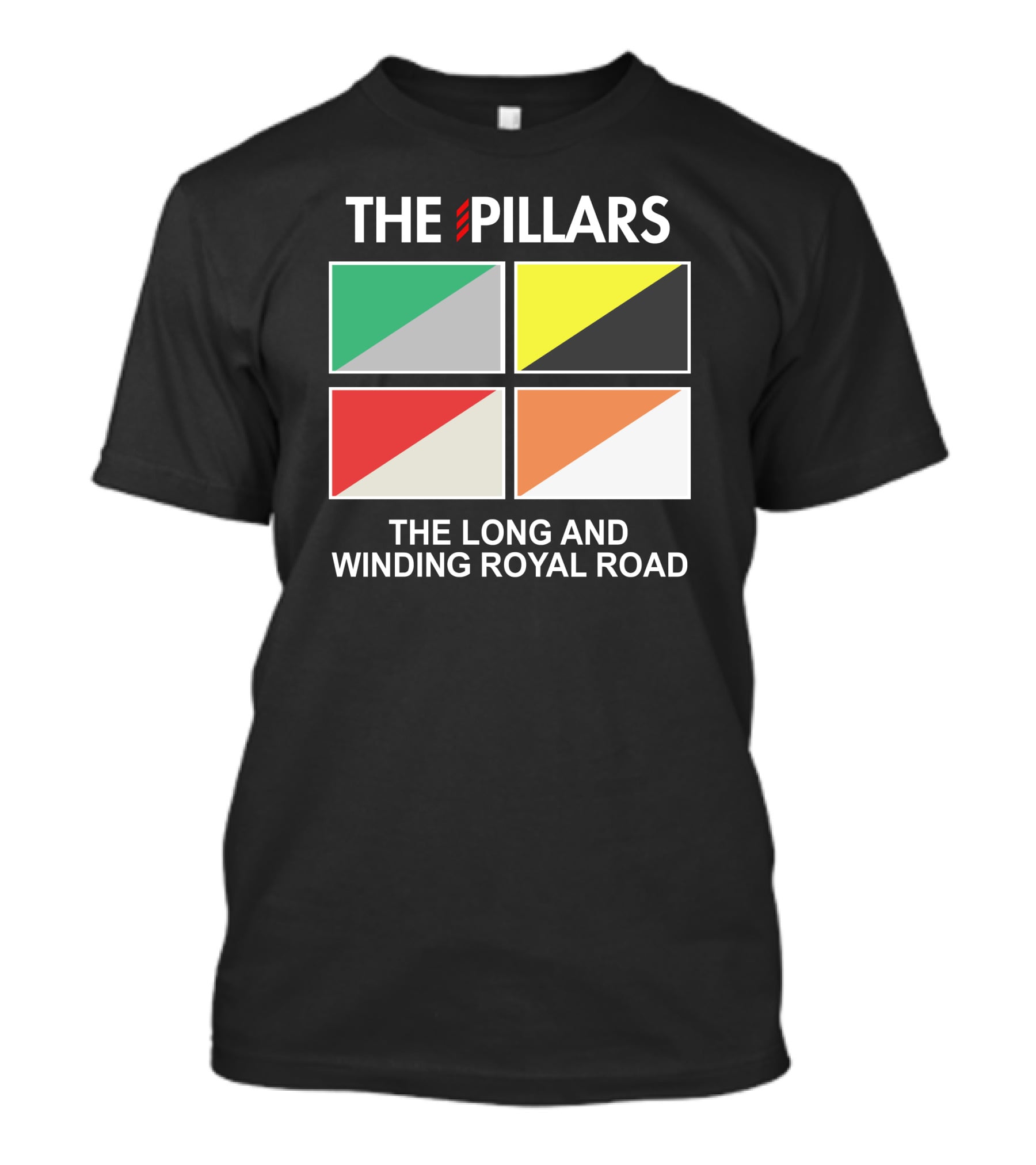 The Pillars The Long And Winding Royal Road Quadrant Colors T-Shirt