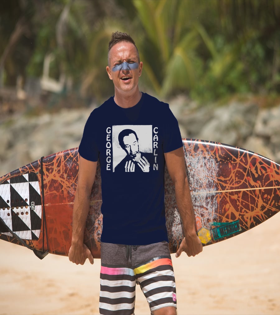 Wyco Vintage Shop Channing Tatum George Carlin It Only Hurts When I Think T-Shirt