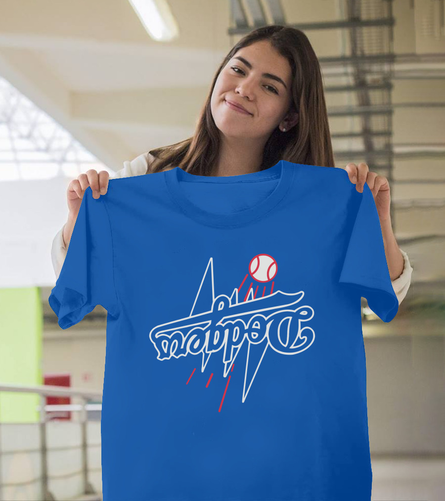 Dodgers Bolt Baseball T-Shirt