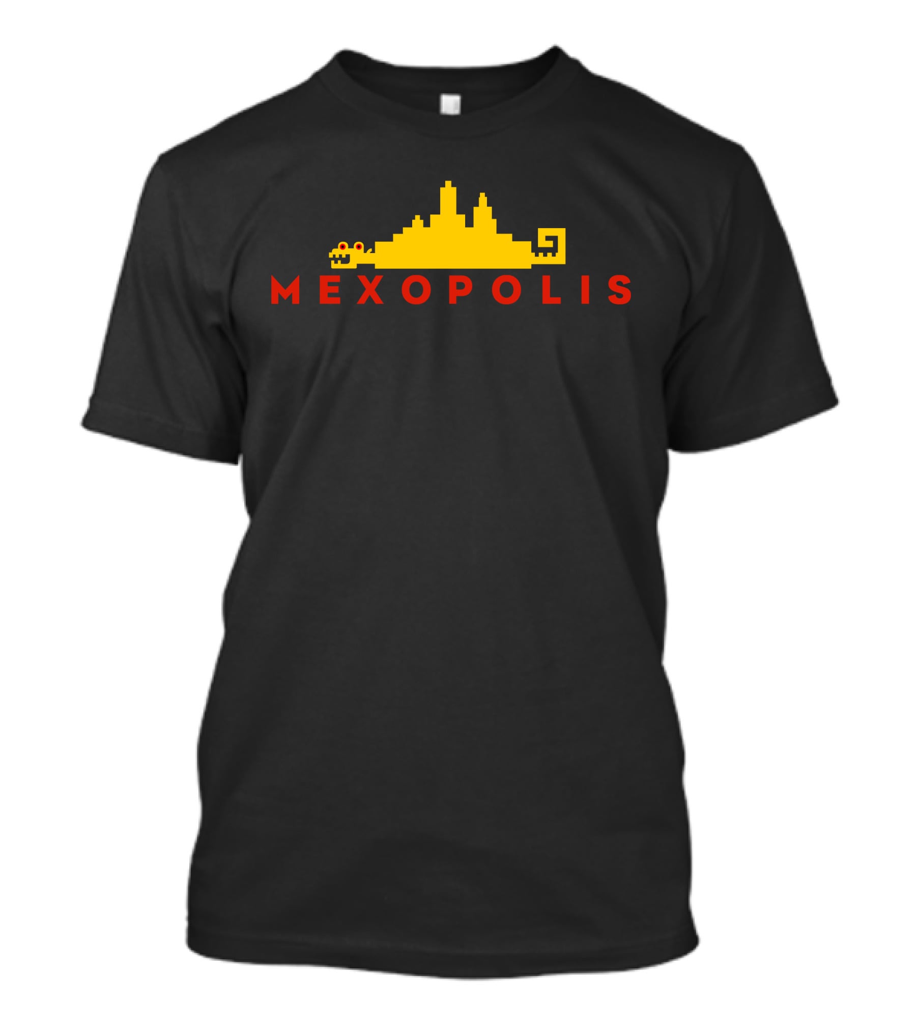 Mexopolis Essential Jorge R. Gutierrez Yellow Cityscape T-Shirt