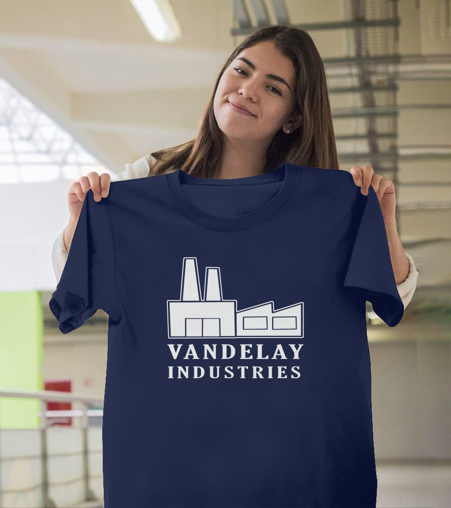 Seinfeldism Vandelay Industries Iconic Factory Logo Mashup The Vandelay T-Shirt