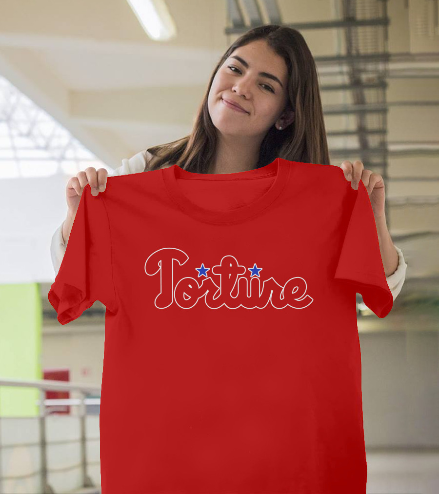 Torture Phillies Iconic Style Star T-Shirt