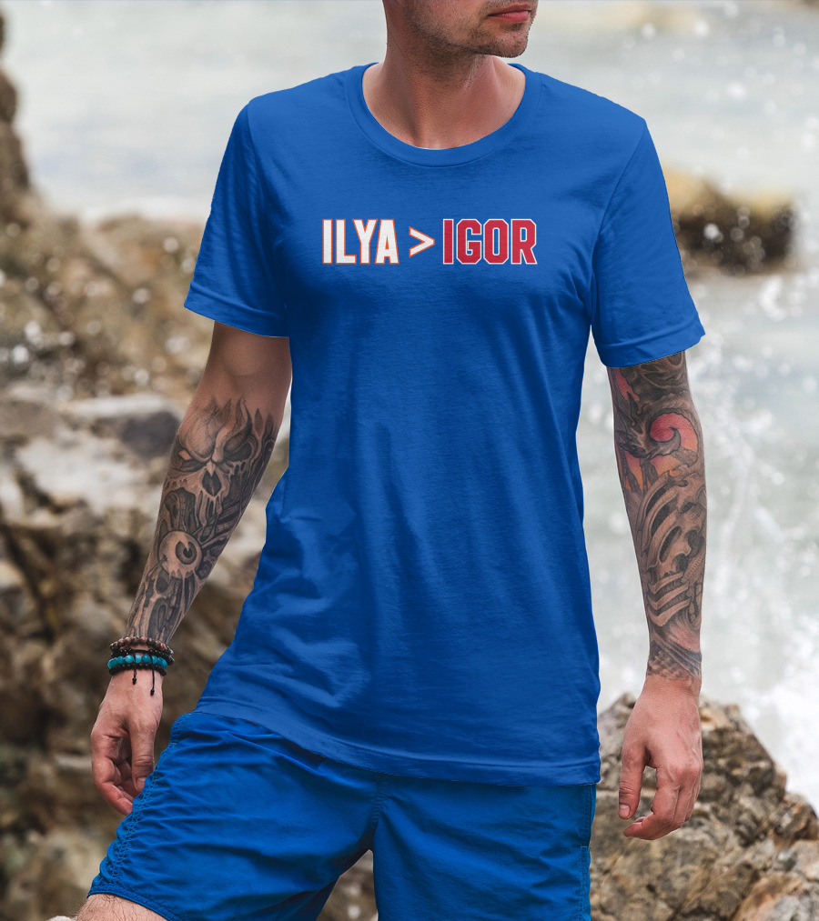 ILYA Greater Than IGOR Bold Rivalry T-Shirt