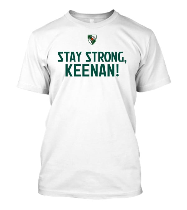 Stay Strong Keenan Zalgiris Kaunas Basketball Support T-Shirt