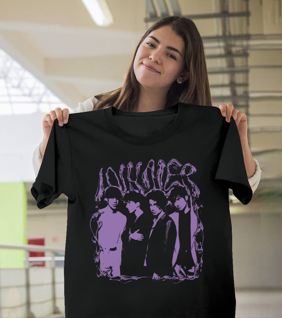 Inhaler Band Purple Photo T-Shirt