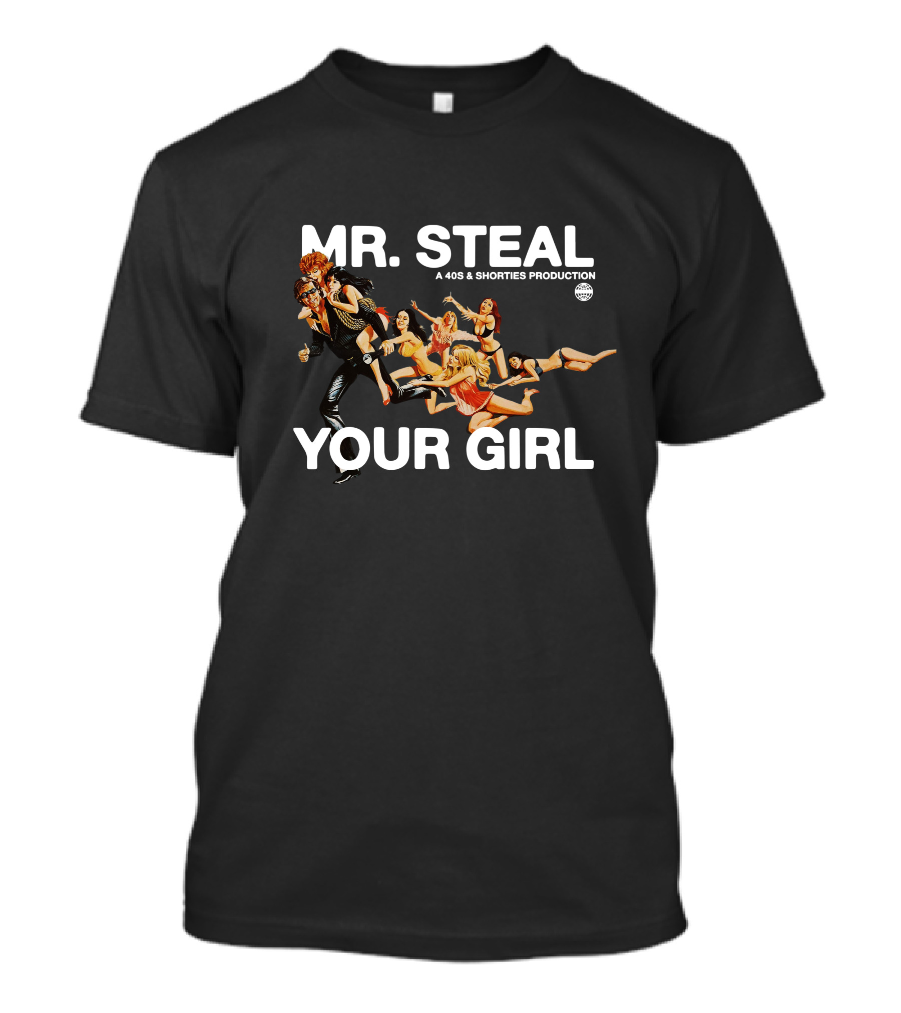Mr Steal Your Girl A 40s And Shorties Production Angus Cloud T-Shirt
