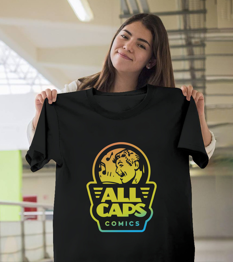 Mandy Summers All Caps Comics Logo Vintage Style Retro T-Shirt