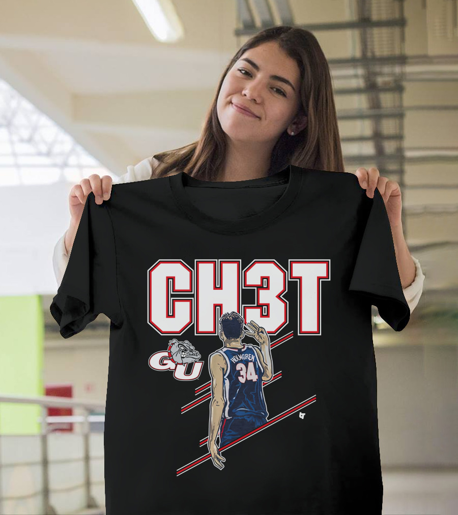 CH3T Gonzaga Holmgren 34 GU Bulldogs T-Shirt