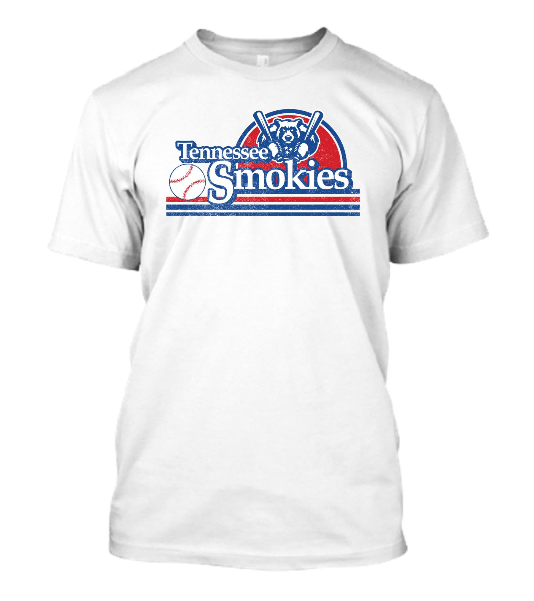 Tennessee Smokies Bear Baseball Retro T-Shirt