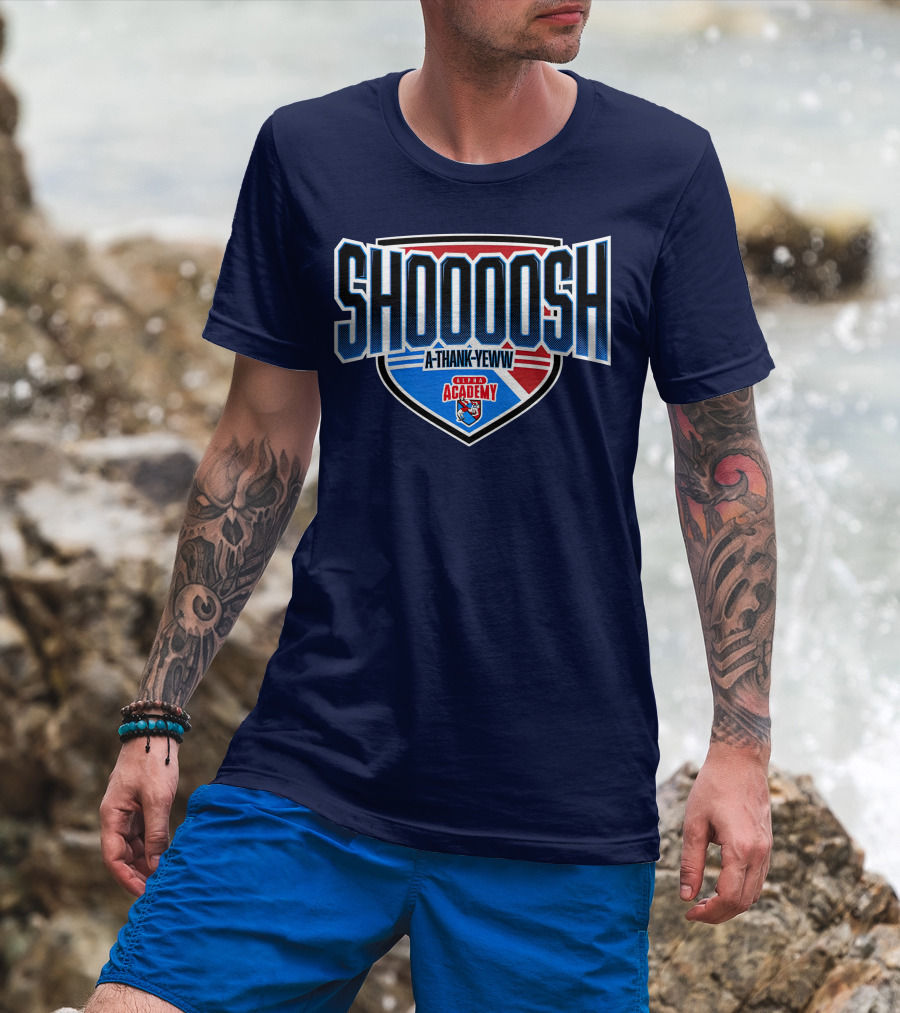 Alpha Academy Shoooosh A Thank Yeww Shield T-Shirt