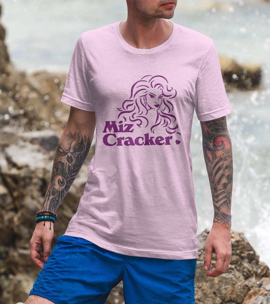 Miz Cracker Drag Queen Graphic Typography T-Shirt