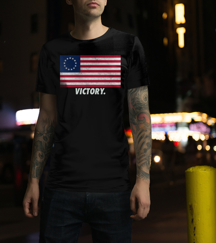 Betsy Ross Flag Victory T-Shirt