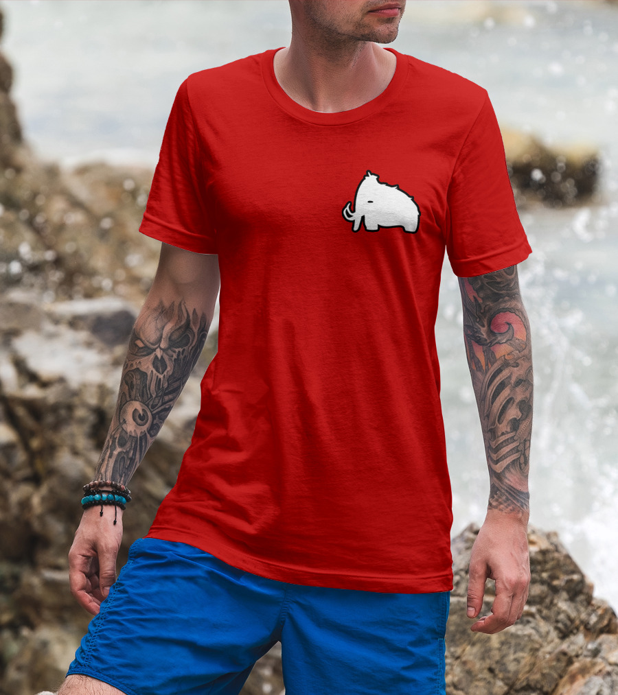 Wooli Official Merch Woolly Mammoth Silhouette T-Shirt