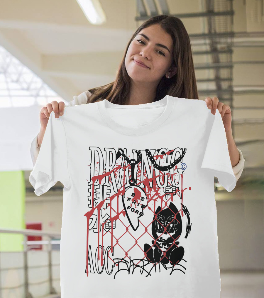 Drain Gang Acc Free Fall For T-Shirt