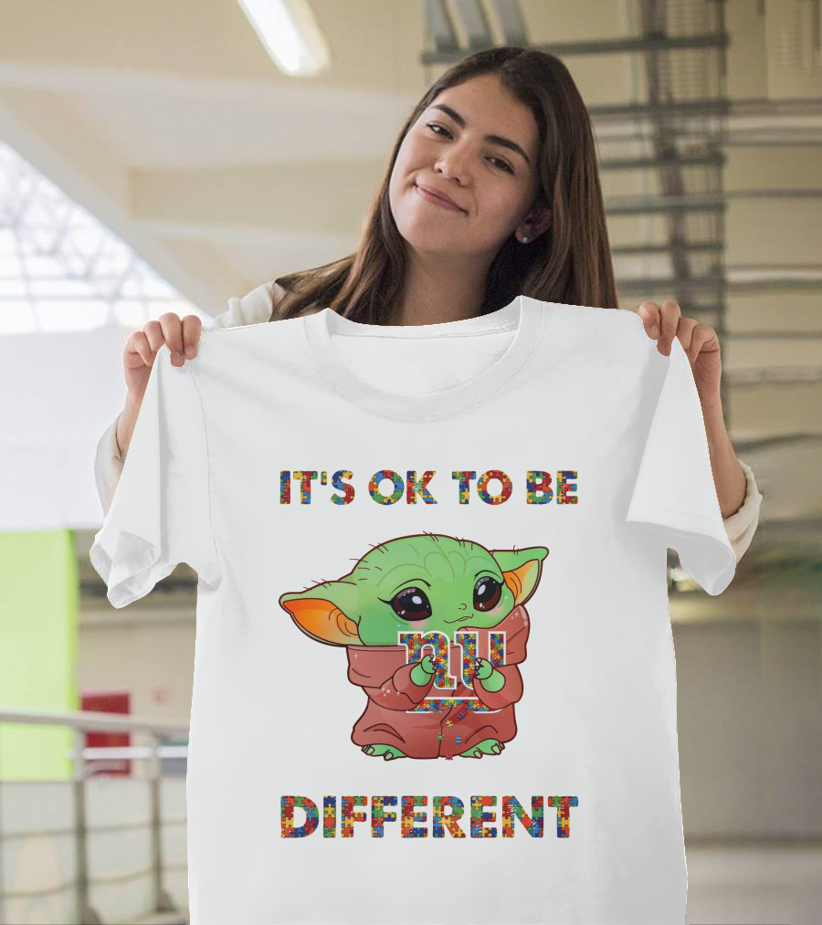 It's Ok To Be Different Baby Alien Ny Giants T-Shirt