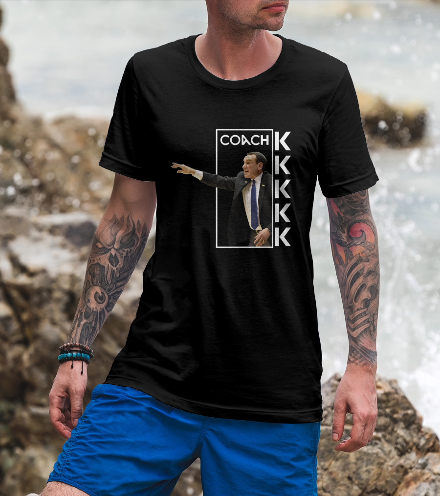 COACH K Duke Basketball Legend T-Shirt