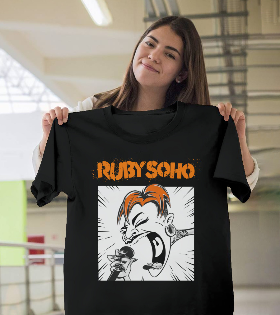 Shop AEW Ruby Soho Scream Mic Performance T-Shirt