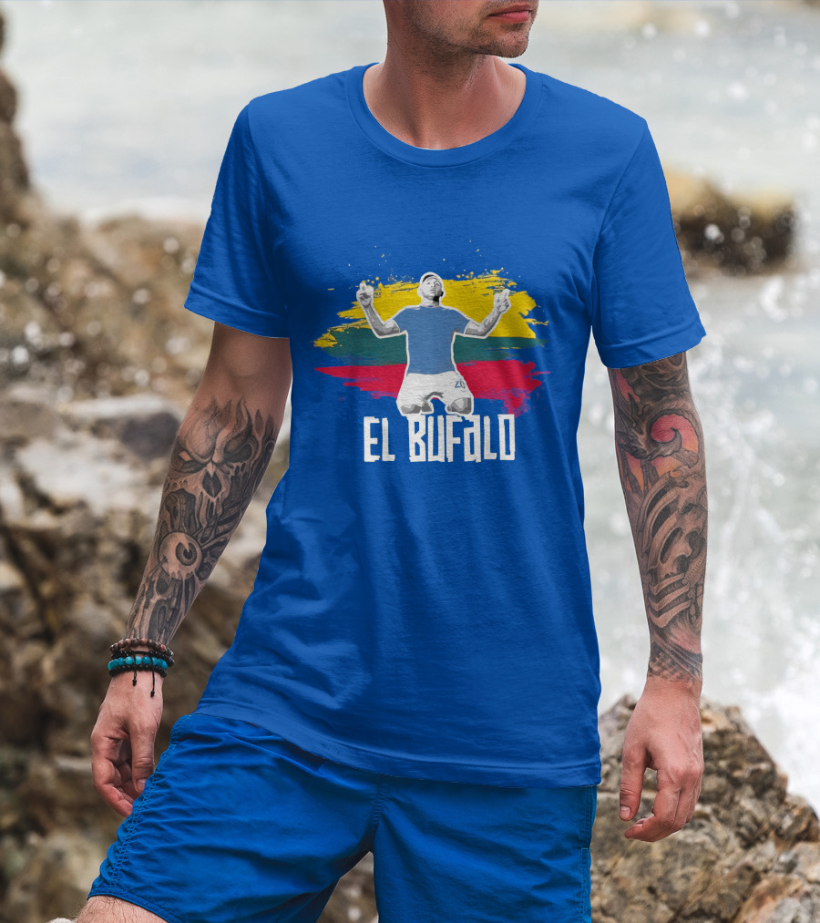 WATP El Bufalo Goal Celebration Colombian Flag Colors T-Shirt