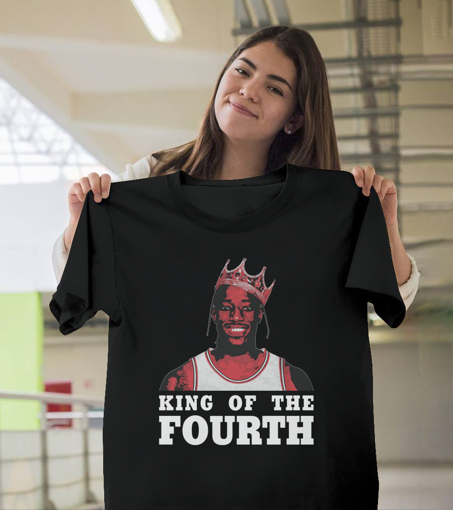 King Of The Fourth Basketball Crown T-Shirt
