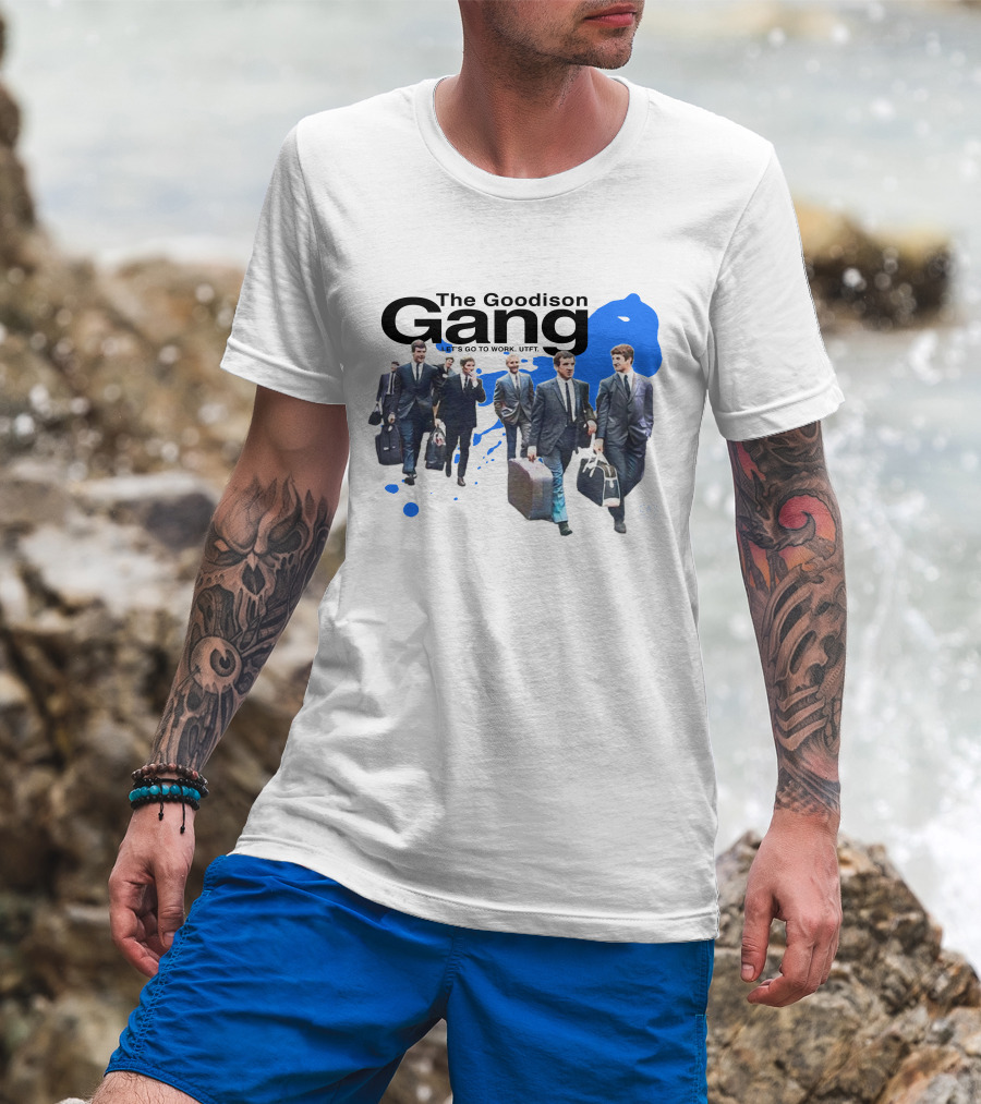 The Goodison Gang Let's Go To Work UTFT Toffee TV Merch T-Shirt