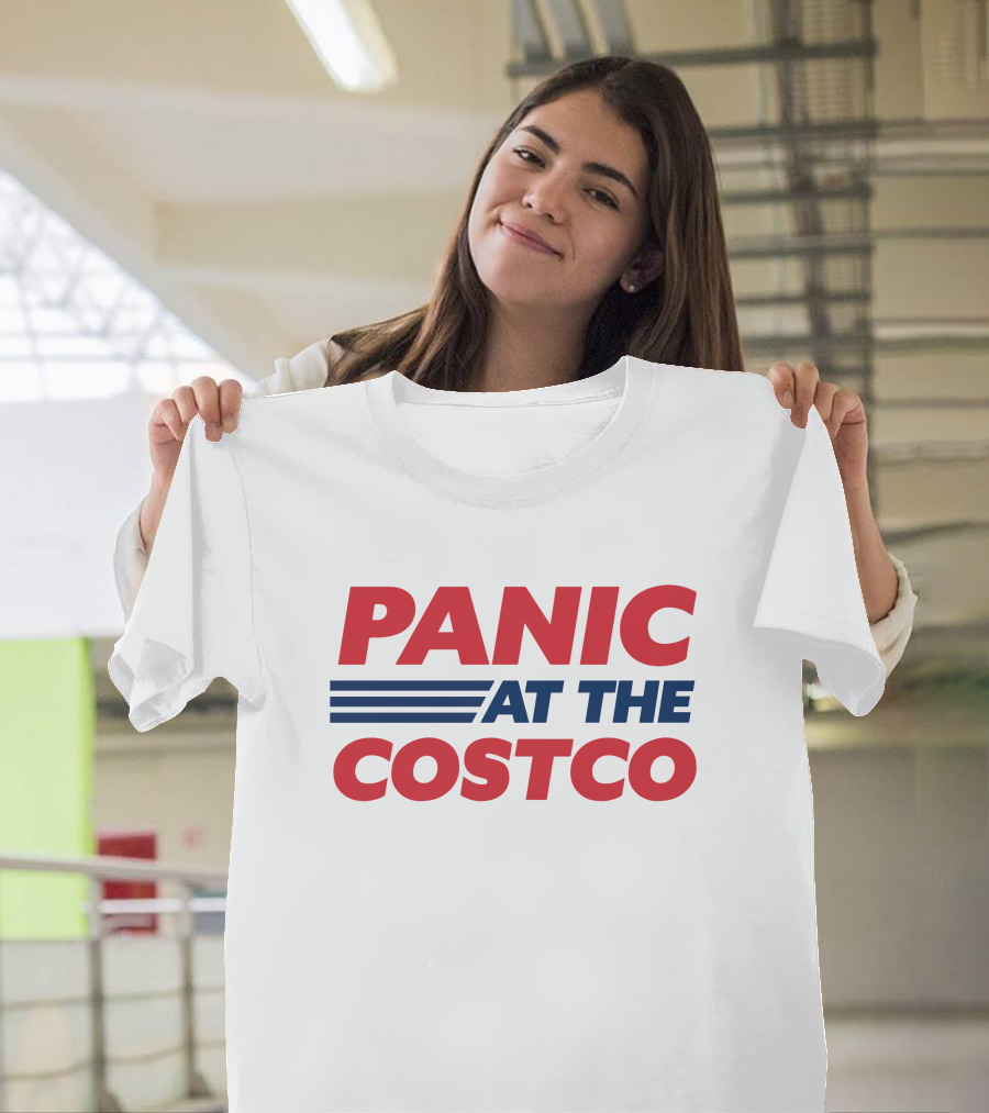 Panic At The Costco Trendy USA Playful Shopping T-Shirt