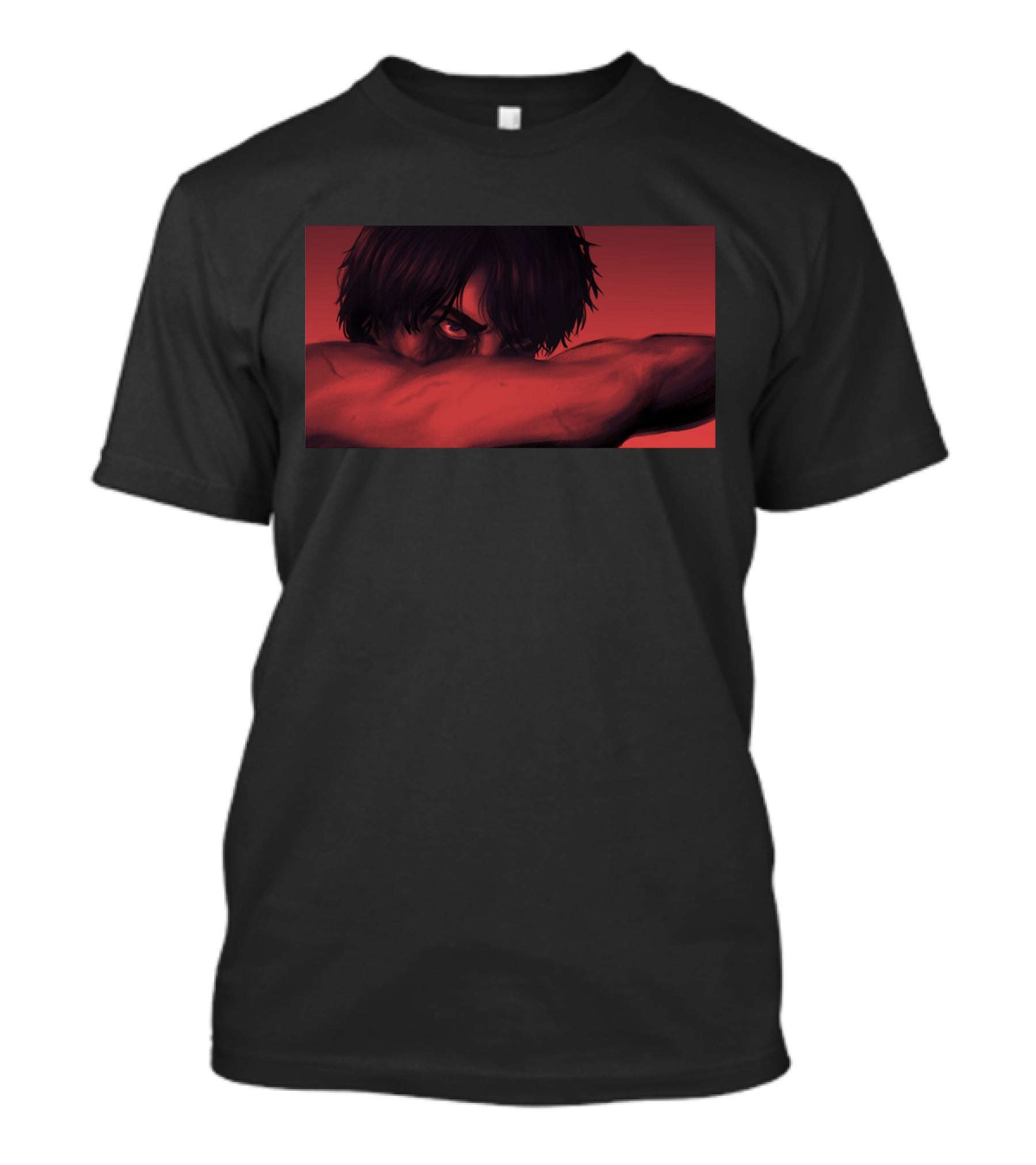 Fallen Vengeance Mysterious Intense Red Glare T-Shirt