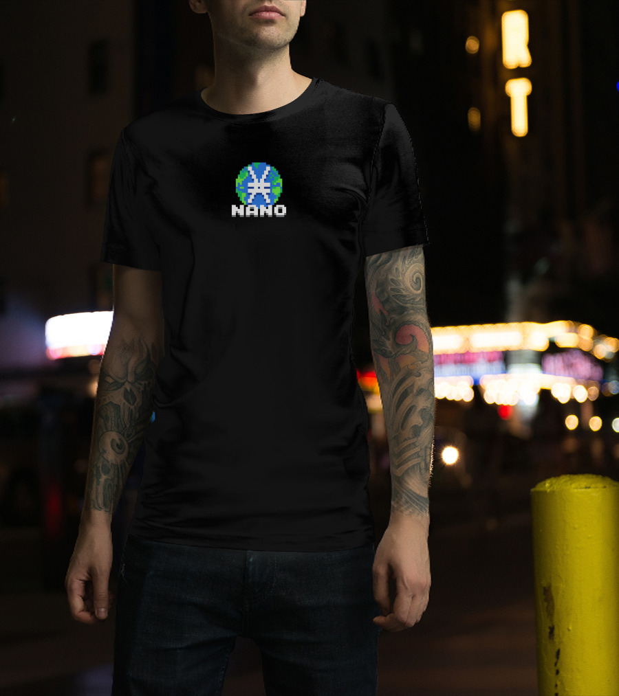 NANO Pixel Earth T-Shirt