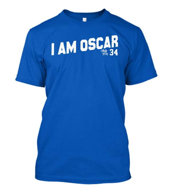 I Am Oscar Ha Se Wo 34 Royal T-Shirt
