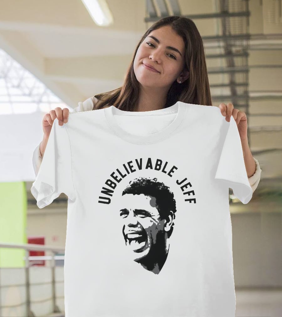 Unbelievable Jeff Iconic Laughing Face T-Shirt