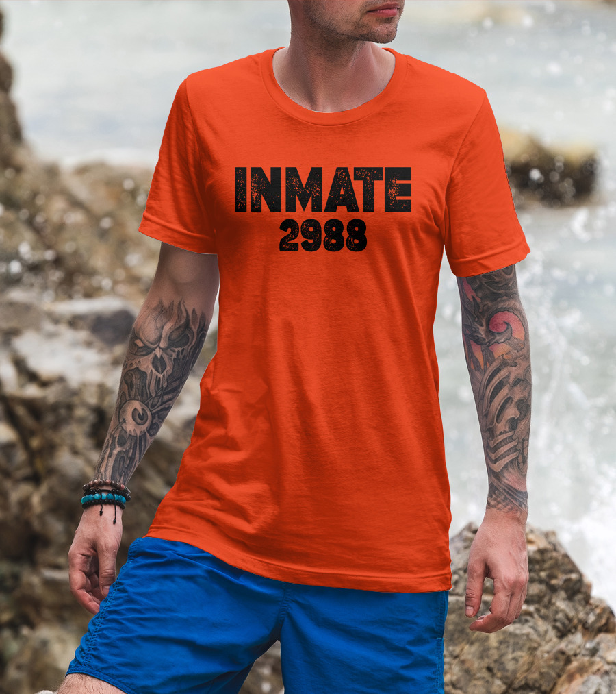 Inmate 2988 Boogie2988 Prison Number T-Shirt