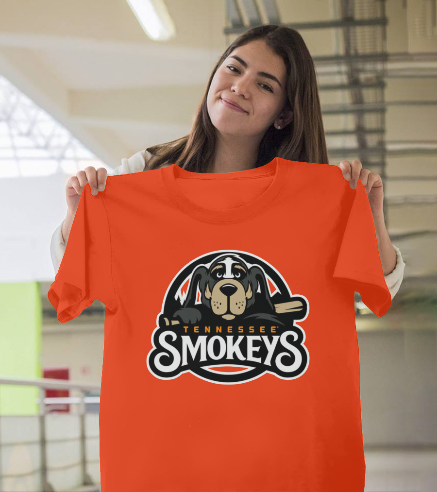 Tennessee Smokeys Baseball Team Mascot T-Shirt