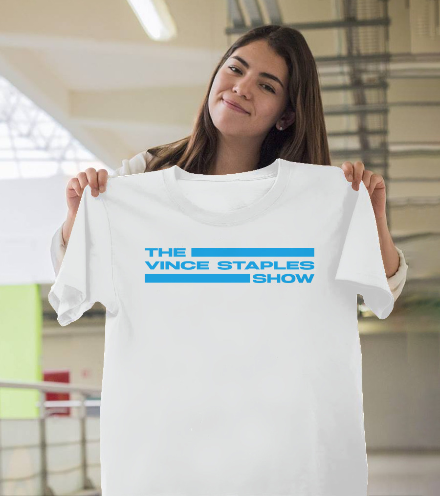 THE VINCE STAPLES SHOW Blue Text T-Shirt