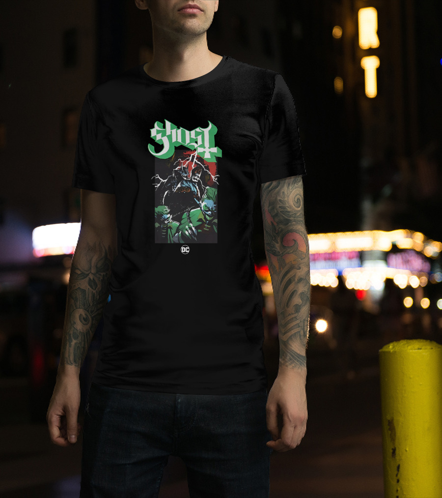 Ghost Batjoker DC Comics Dark Nights Villain Legends T-Shirt